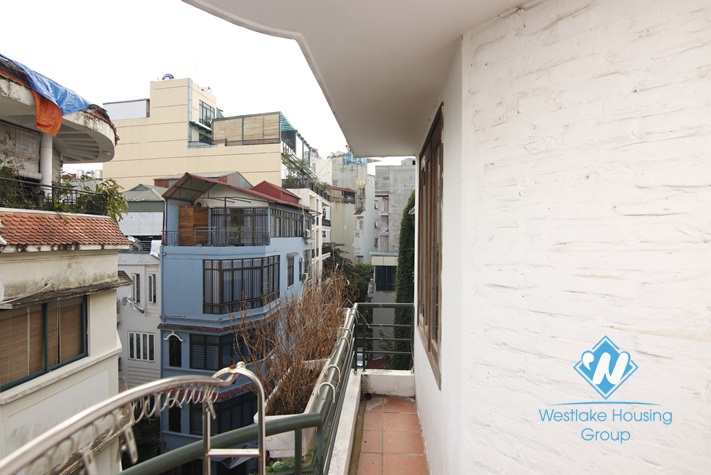 01 bedroom apartment for rent in Truc bach area, large balcony view to the lake, Ba Dinh, Hanoi